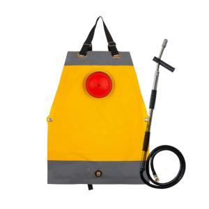 Flexible  Backpack Fire Extinguisher Chromium Plated Copper PVC Net Clamping Cloth