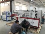 Narrow Web Single Color Flexo Printing And Semi Rotary Automatic Die Cutting