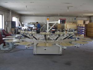 China Semi automatic textile screen printing machine on sale