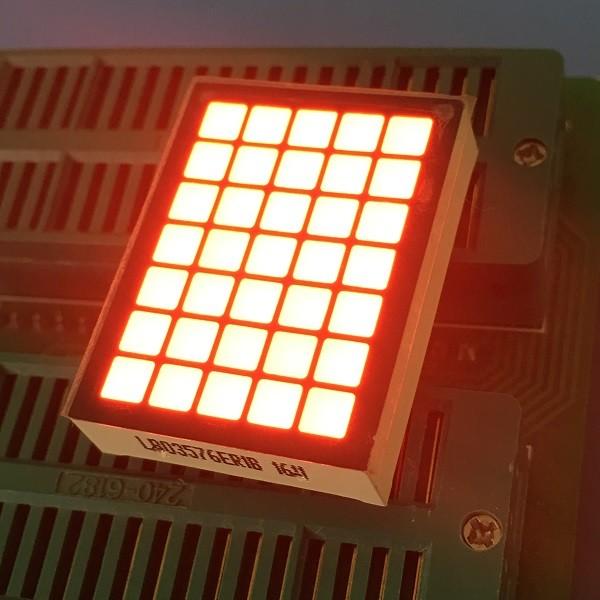 Super Bright Red Square DOT Matrix 5*7 LED Display for Lift Floor Number