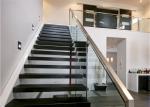 Metal Floating Stairs , Modern Floating Stairs Single Invisible Stringer