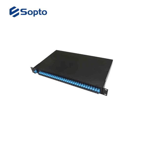 Rack Mount Type PLC Splitter 1x16 ABS Cassette SC Input Output Connector