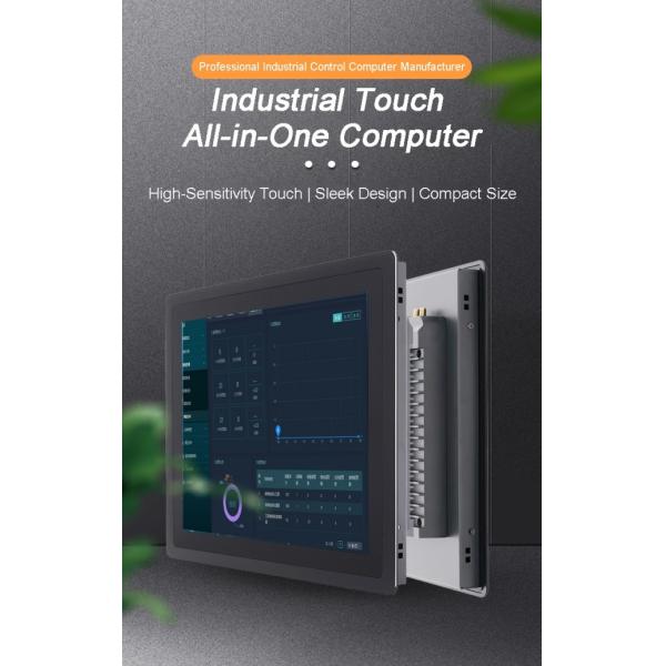 21.5 Inch LCD Industrial Monitor Ip65 Panel Wall Mount Embedded Capacitive Touch Screen Display Industrial Panel Pc