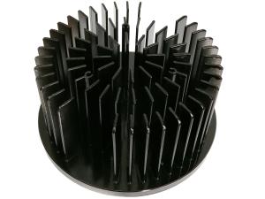 Buy cheap Round Antirust Heat Sink Radiator , Practical Extruded Aluminum LED Heatsink product