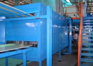 0 - 8m / min Continuous PLC control PU Sandwich Panel Production Line