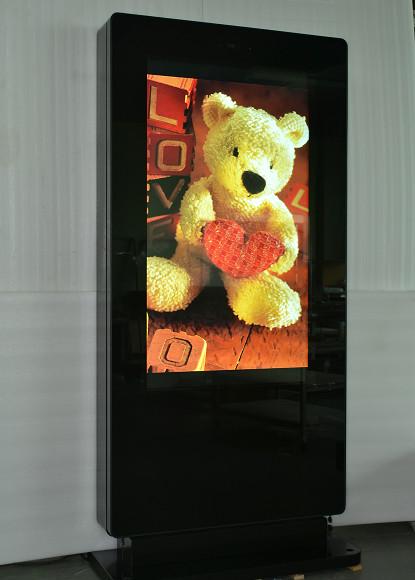 Quality 55" Outdoor LCD Digital Totem , IP65 2500 nits Sunlight Readable LCD Display for sale