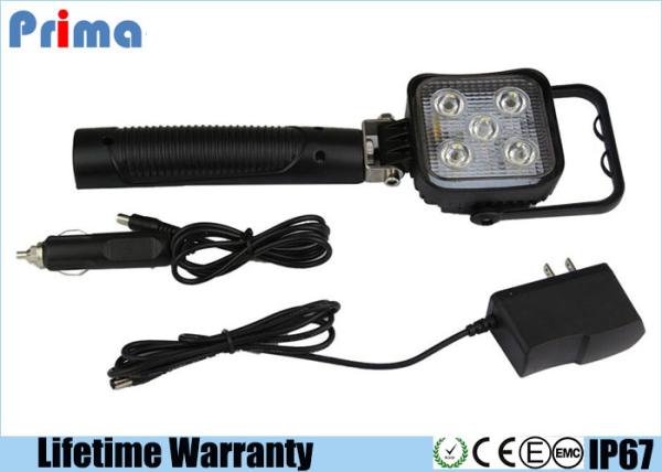 Quality 15W Rechargeable Led Spotlight With Switch 1200 Lumen DC 9V - 32V for sale