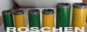 Metric Geological Core Drill Bits T2 - 76 , T2 - 86 / Diamond Impregnated Bit With High Speed drilling for hard granite