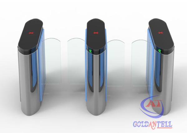 Quality bi-directional channel electrical safe library entrance turnstile with barcode rfid interface for sale