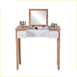 Modern Flip Solid Wood Product Mirror 80 Cm High Makeup Dressing Table