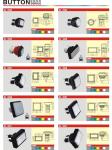 Push Button Arcade Game Machine Parts L41 * W33 * H68MM Size Replacement