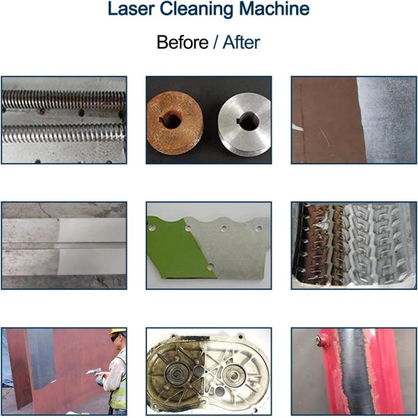 50kg Weight Fiber Laser Cleaning Machine for 100W 200W 300W Pulsed Laser Rust and Paint Removal