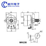 WH138-1AK-3 Variable Potentiometer With Switch 50K Ohm