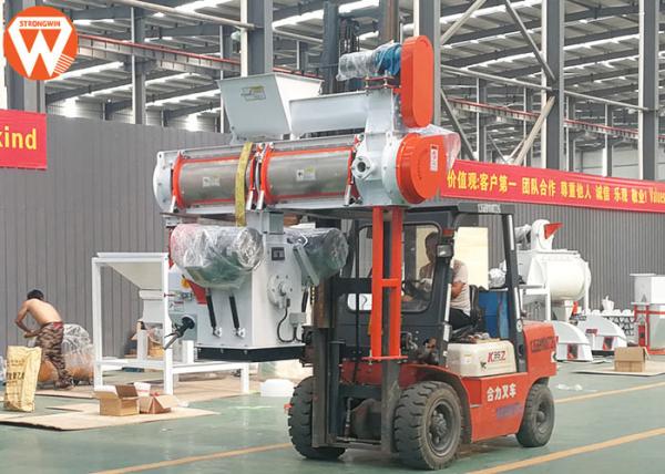 Cattle Sheep Horse Poultry Pellet Feed Plant With Siemens Motor Multi Function