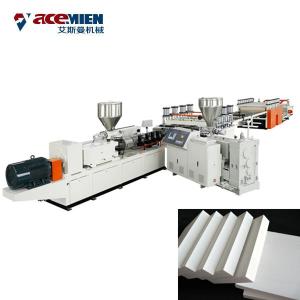 PVC WPC Crust Foam Foam Board Production Line For Build Template Machinery