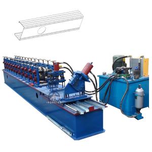Buy cheap High quality C channel punching round holes drywall stud and track roll forming machine product