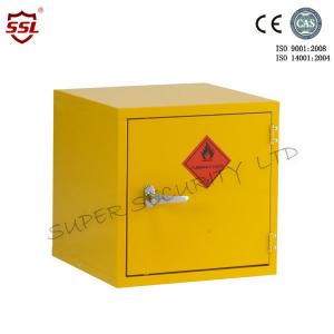 China Mini Stainless Steel Hazardous Storage Cabinet Single Door with 1 Shelf Bench Top Cabinet on sale