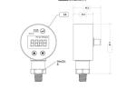 HPT-16 Pressure Controller and Switch with 4 1/2 LCD display , 2 replay alarm