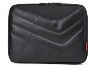 China Black Laptop Sleeve Bags Nylon Protective Laptop Sleeve For 15.6 Inch Tablet on sale