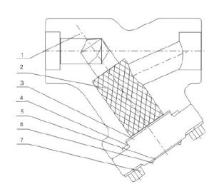 F304 Material Forged Steel Y Strainer 1/4 - 2 Dimension High Duability