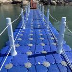 Sturdy HDPE Floating Dock System With 350kg/Sqm Load Capacity Lightweight Jetski