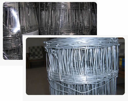 MIDWEST AIR TECHNOLOGIES Fence In A galvanized field fence Poster Print (38 x 24)