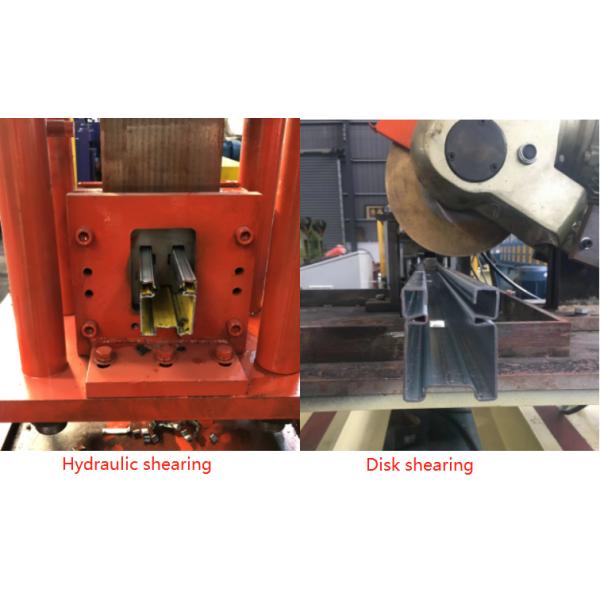 Rolling Shutter Rail Rolling Forming Machine With Anti Noise Rubber Seal Filling Online