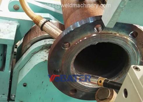 Quality Automatic middle steel pipe to flange welding machine and solutions for sale