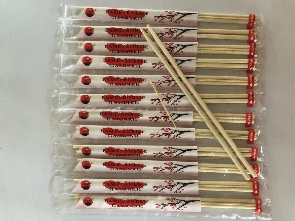 Quality Sustainable Household 5.0mm Disposable Bamboo Chopsticks for sale