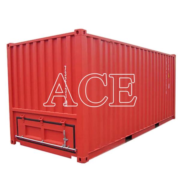 Quality Top Loading Front Unloading Steel Floor 20ft Dry Cargo Grain Intermediate Bulk Storage ISO Shipping Container for sale