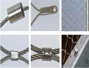 Buy cheap Hand Woven Stainless Steel Cable Mesh Balustrade Balcony Infill Mesh Fence Use product