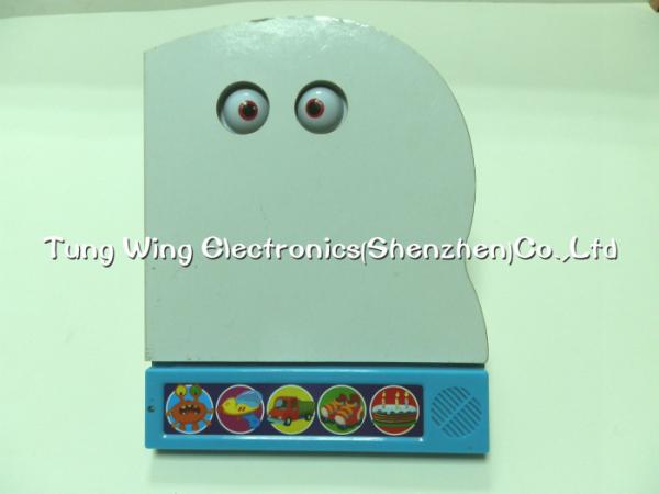 Quality Funny Monster 5 Sound Module With 2 LED  for baby music book for sale