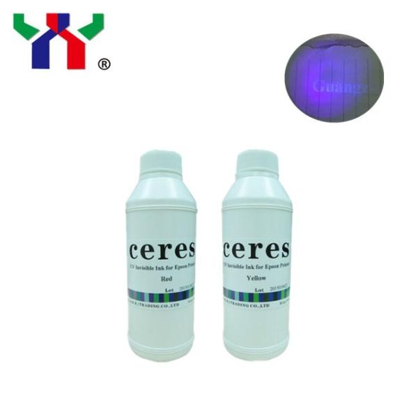 Water Based Security Printing Ink 1L Bottle Inkjet Printer UV Fluorescent Ink