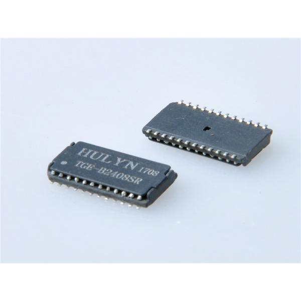 10/100/1000 Base-T Quad port SMD LAN Magnetic Transformer,24PIN,Very low profile PCMCIA /PC Card, SMD package.