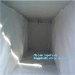 6Mil Drawstring White Waterproof Dumpster Container Liners,Recycled PE Dumpster
