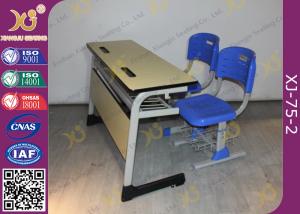 Double Seats Two Seaters Student Desk And Chair Set For Junior School