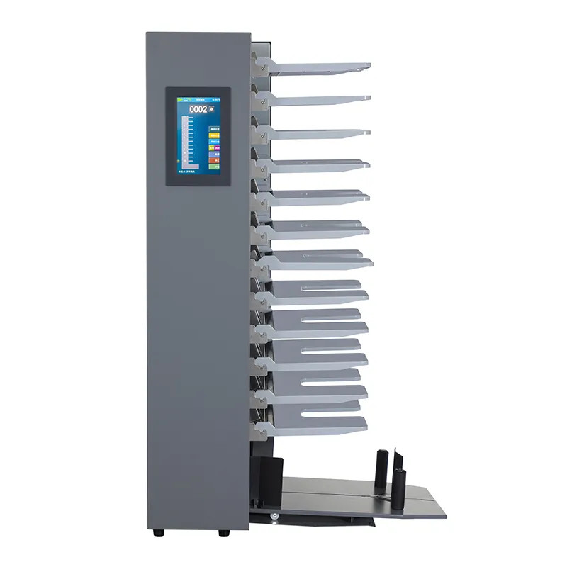 Touch Screen Automatic Paper Collating Machine A3 A4 Paper Collator Office Printing Shop Use Paper Collator Machine Equipment