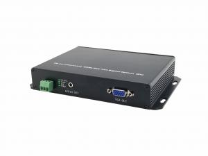 China 1 Channel 1080P/60Hz VGA to Fiber Video Converter + 1 Channel Stereo 1080P VGA Video Converter Video on sale