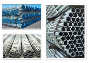 China Silver Steel Scaffold Tube Galvanized Scaffolding Tube 48mm Dia SGS Standard on sale