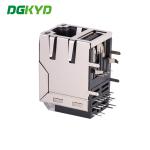 KRJ-008QGYGUSBNL Rj45 90 Degree Connector USB2.0 Socket Built In Gigabit Filter