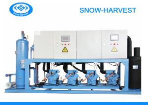 4 Paralleled Cooler Compressor Unit Safe Processing Water Cooling Method