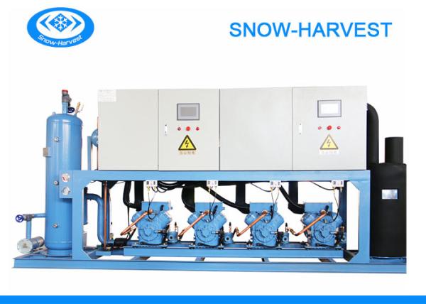 Quality 4 Paralleled Cooler Compressor Unit Safe Processing Water Cooling Method for sale
