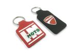 Plastic Custom Soft Pvc Keychain Double Side Embossed Keyring 100% Nontoxic
