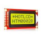 8X2 Character MONO LCD Display | STN+ Gray character lcd display module