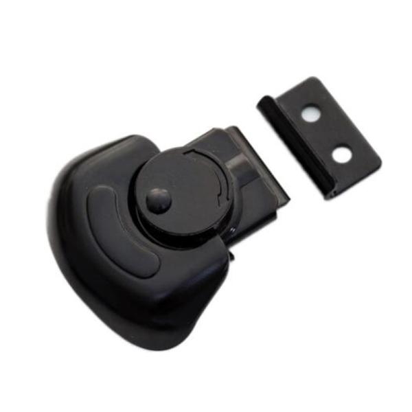 Quality Hasp Plastic Carbon Steel Butterfly Twist Draw Latch Black Mini for sale