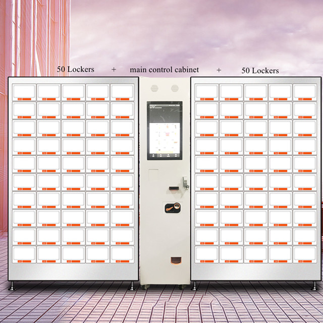 Touch Screen Smart Locker Vending Machine For Snacks Food Cans Toys Candle
