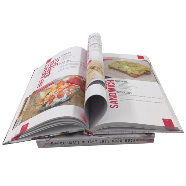 Quality Professional Four Color Cooking Hardcover Cookbook Offset Printing for sale