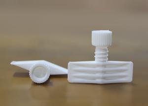 China Leak - Proof Plastic Twist Spout Cap For 25 Gram Skin Care Bags Non Toxic on sale