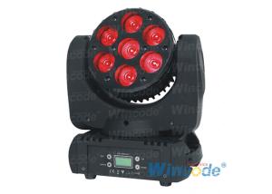 China Moving Head Disco Light 7pcs×10 Watt , Professional Stage Lighting With 8° Beam Angle on sale