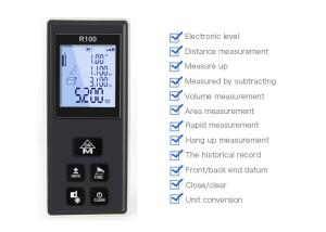 Buy cheap 150m Portable Laser Distance Meter Long Laser Measuring Tool For Pythagorean product